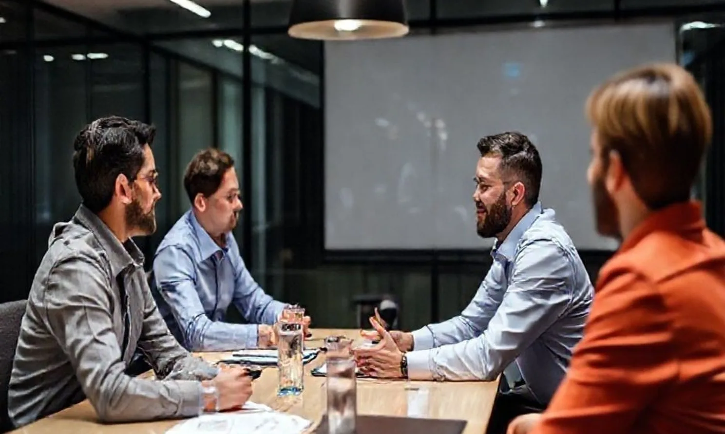 Corporate training session with professional coaches